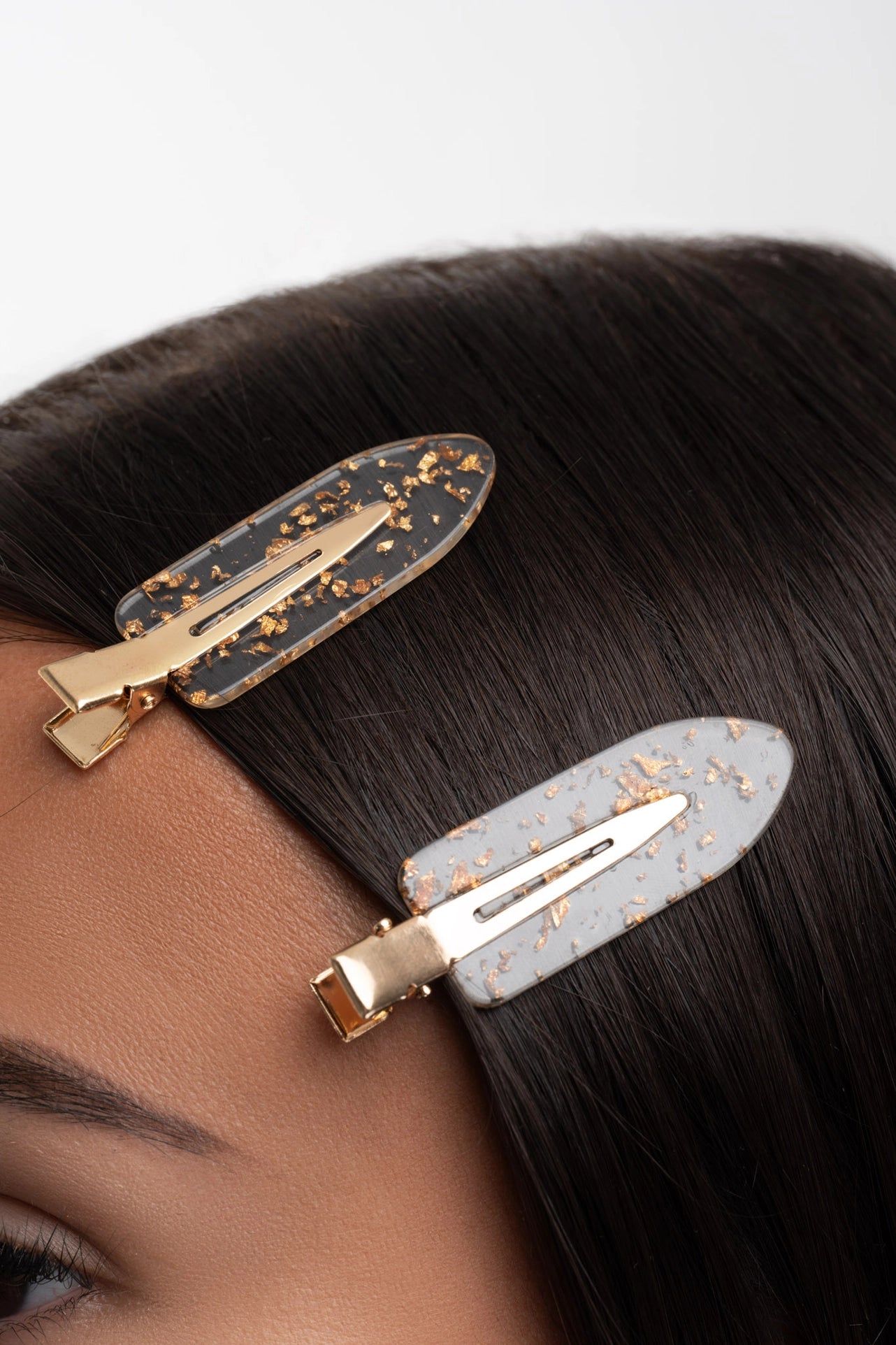 Brushworks Gold Flake No Crease Clips