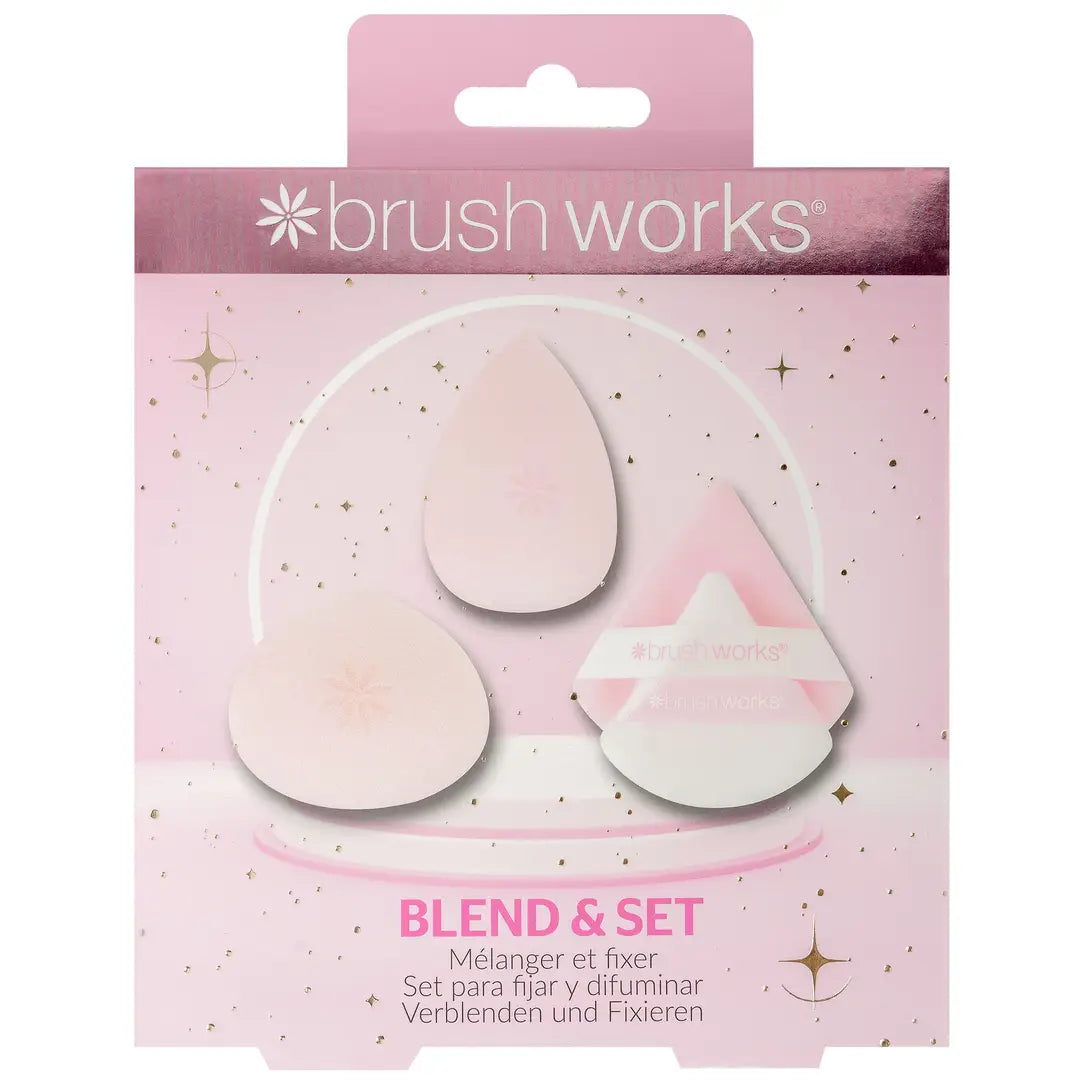 Brushworks Blend & Set Sponge Duo